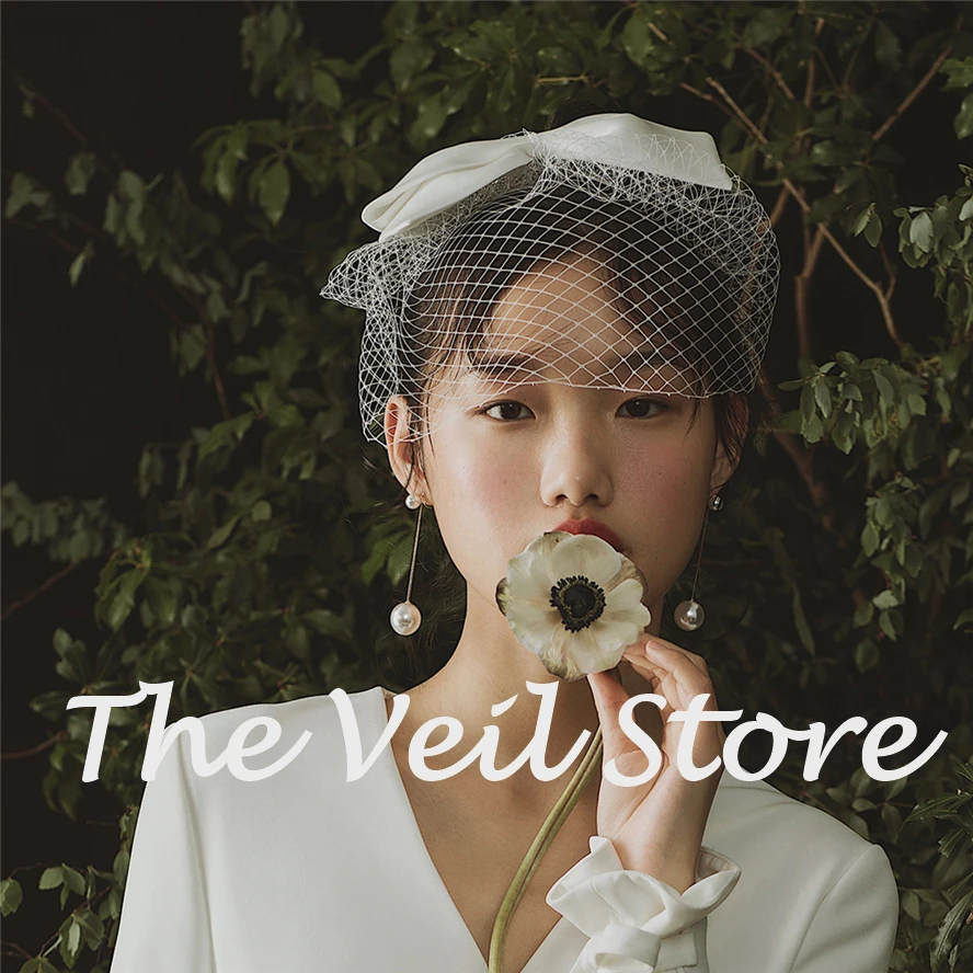 Винтажная Женская Фата для свадьбы ISHSY Net Bridcage Свадебная фата невесты с расческой