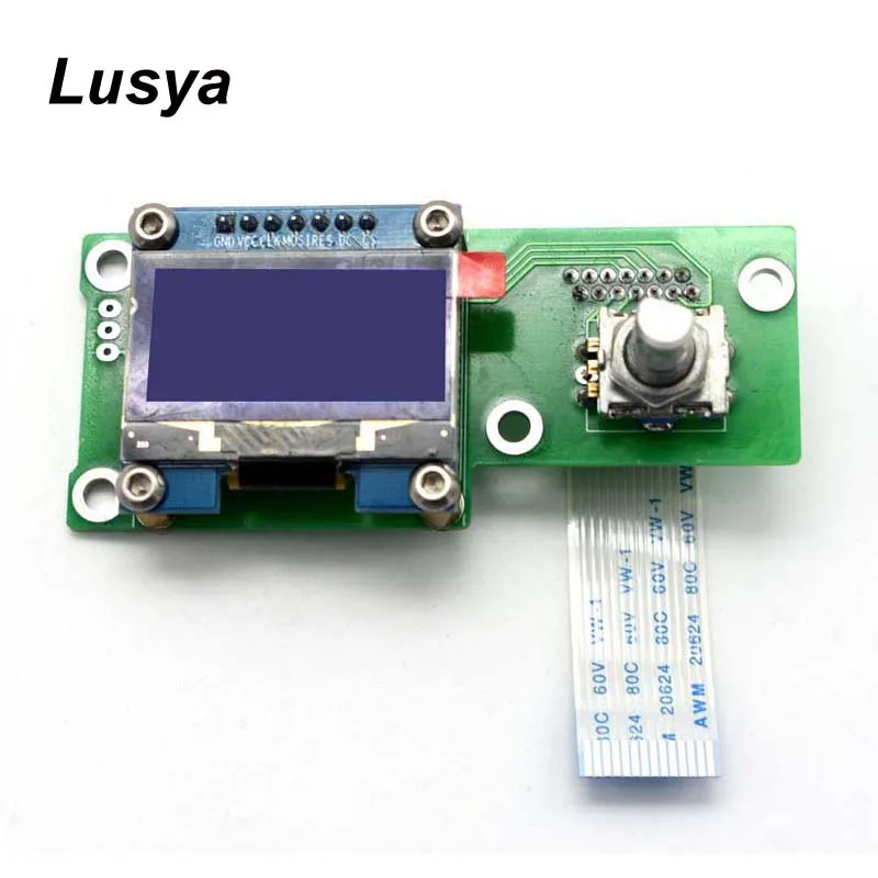 

1.3inch OLED Display Control Panel for ES9038 Q2M I2S DSD Optical Coaxial Input for HIFI Amplifier Board A1-012