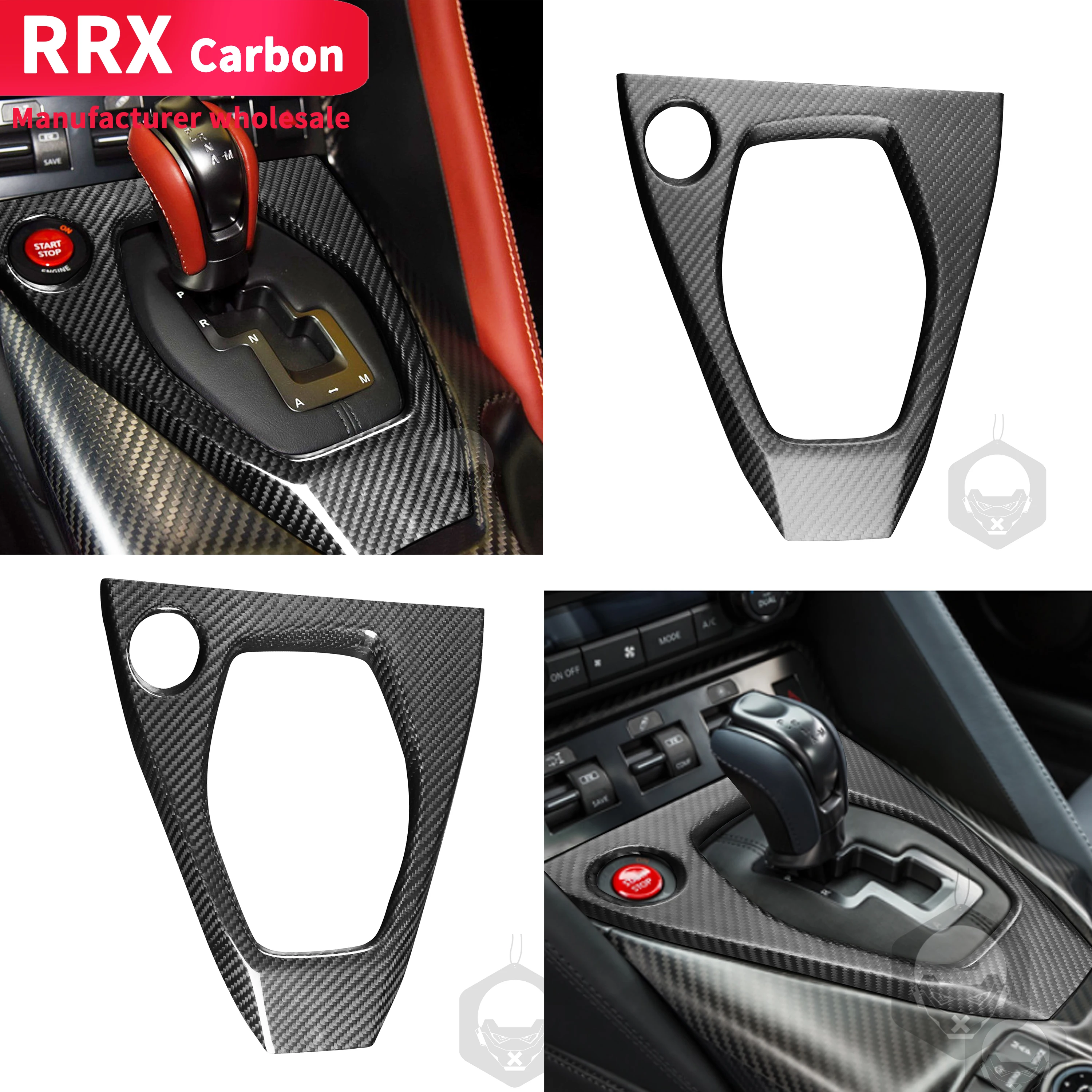 

Carbon Fiber Gear Shift Panel Cover Automatic Transmission Matte/Gloss For Nissan GTR R35 2017-2021 Car Gear Box Interior