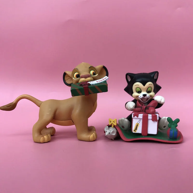

Japanese Pinocchioa Cat Adventures Christmas Gifts Simba Lion Model Ornaments Tabletop Decoration