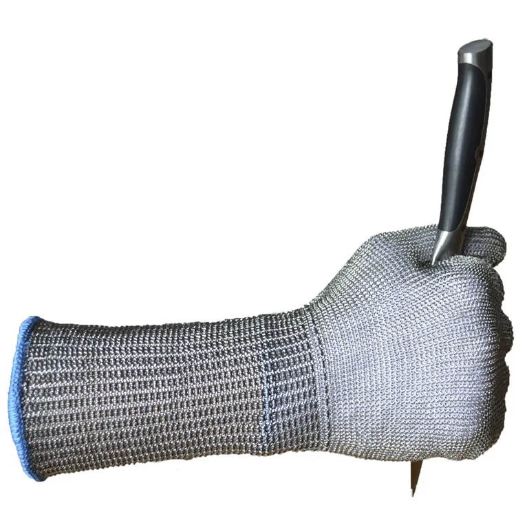 

Anti-cut Gloves Safety Cut Proof Stab Resistant 316L Stainless Steel Wire Metal Mesh Butcher Cut-Resistant Gloves