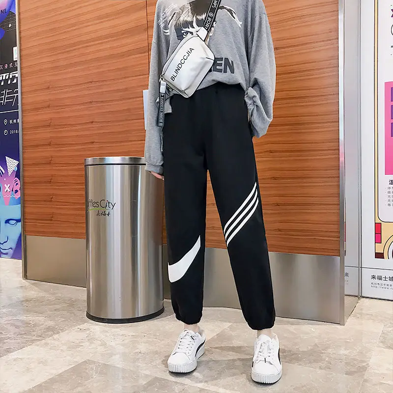 

Sports Pants Women Spring and Autumn Casual Women Pants Loose Korean Fashion Casual Harem Pants