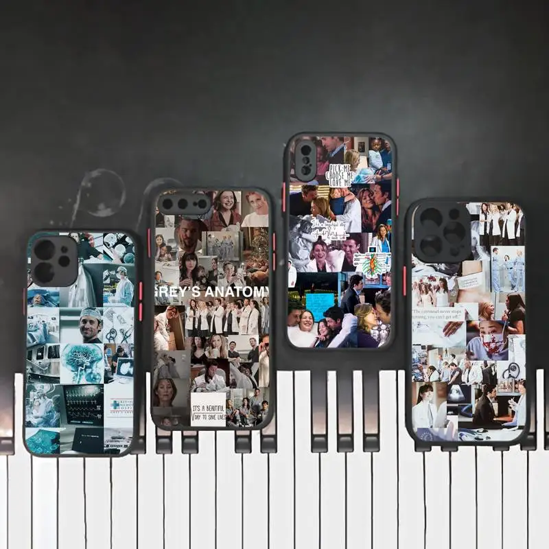 

Greys Anatomy TV show Nurse doctor Phone Case matte transparent For iphone 7 8 11 12 plus mini x xs xr pro max cover