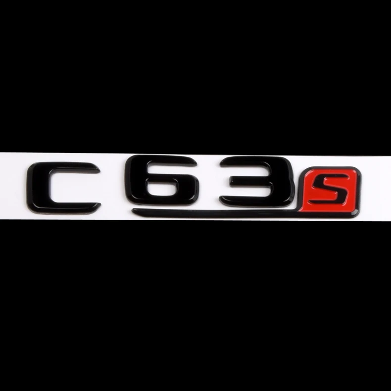 2018 глянцевые черные 3d эмблемы для Mercedes Benz W204 W205 C63 W212 W213 E63 W222 S63 CLS63 GLC63 GLE63 AMG 4MATIC V8