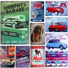 ВИНТАЖНЫЙ ПЛАКАТ Route 66 для автомобилей, автомобилей, автобусов, металлические знаки, декоративные настенные наклейки, Декор, жестяные знаки