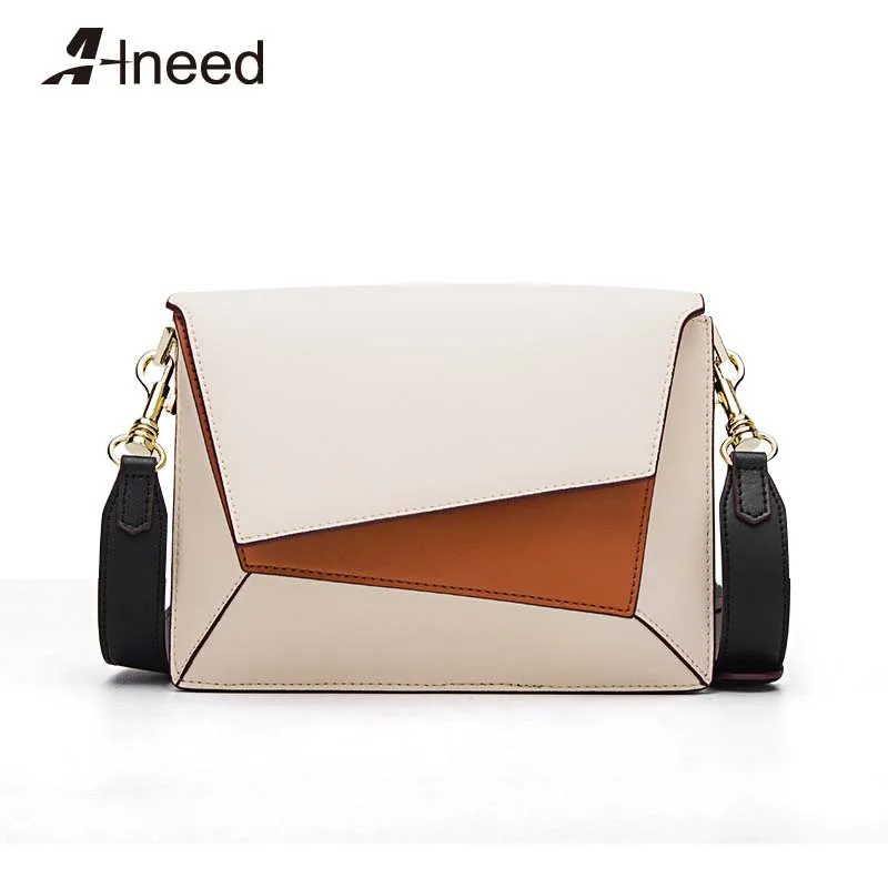 ALNEED сумки для женщин 2019 натуральная кожа сумка с отделкой роскошные дизайнерская