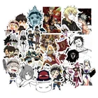 50 шт.лот наклейки с черным клевером Asta Yuno Японские Аниме наклейки для детей DIY гитара ноутбук Ps4 скейтборд чемодан наклейка