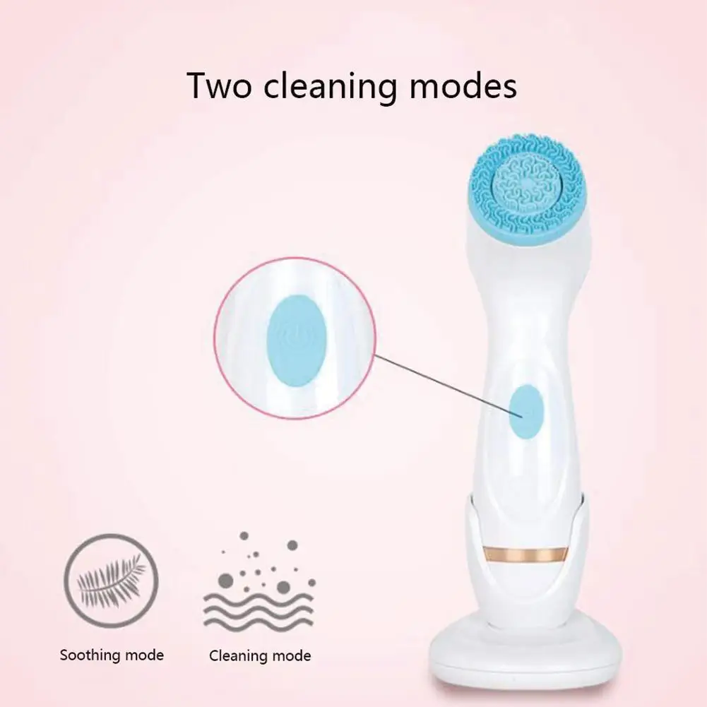 

1Pcs Cleansing Brush Sonic Face Spin Brush Set Spa System For Skin Deep Cleaning Remove Blackhead Machine 2022 New