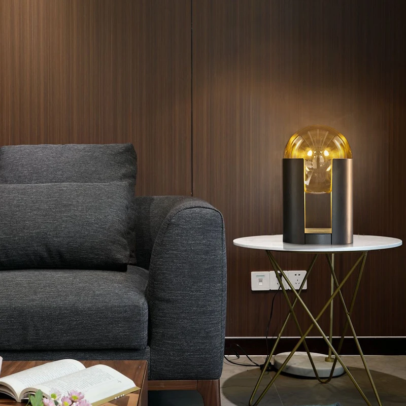 Современная простая Светодиодная настольная лампа в скандинавском стиле