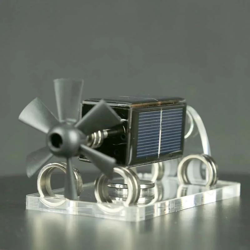 Lusya Магнитная подвеска Солнечный двигатель Вентилятор лезвие Украшение T0674 |