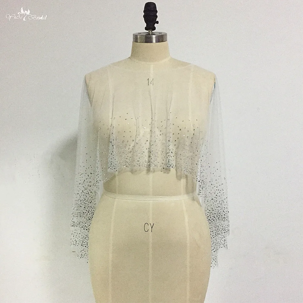 LZP415 реальные фотографии серебристо белый тюль вырез лодочкой свадебная накидка