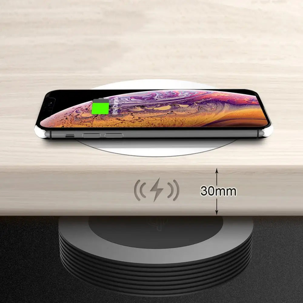 Беспроводное зарядное устройство на большие расстояния для Samsung S10/S9/S8/Note9 iPhone