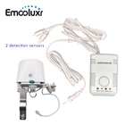 Система оповещения об утечке воды с кабелем 2 шт. и контроллером DN15 для отключения утечки воды