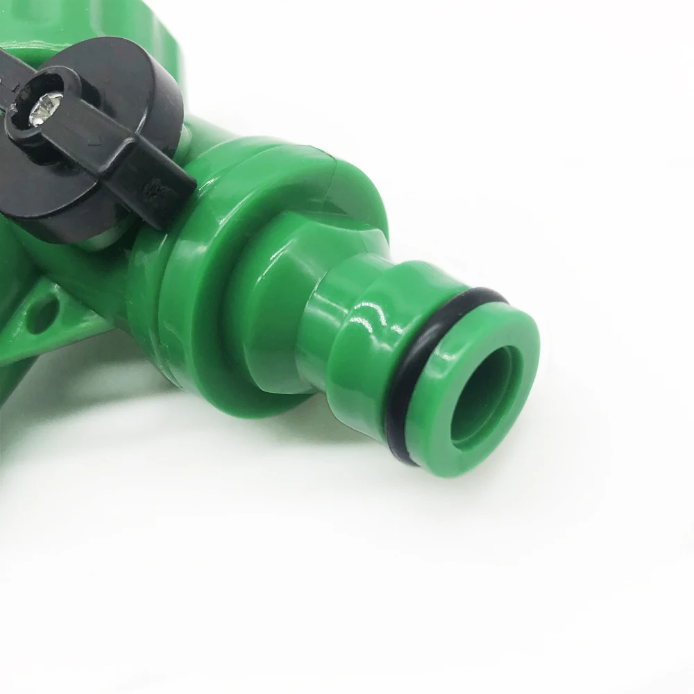 Irrigation Y Connector Adapter Splitter Resealable Tap 2 Way Valve Quick Coupling Drip System | Дом и сад