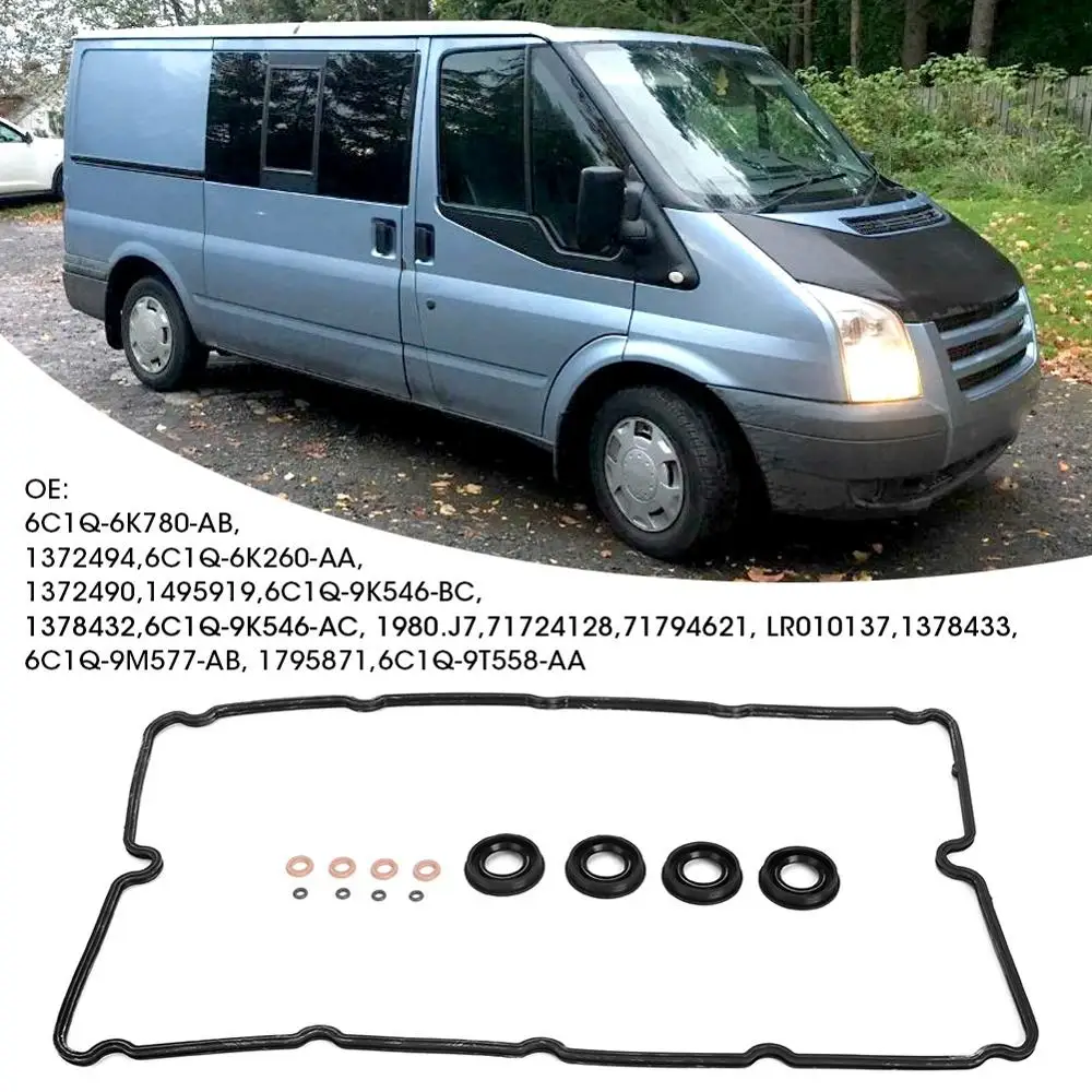 Резиновое уплотнение топливной форсунки кольцо медная шайба Комплект прокладок