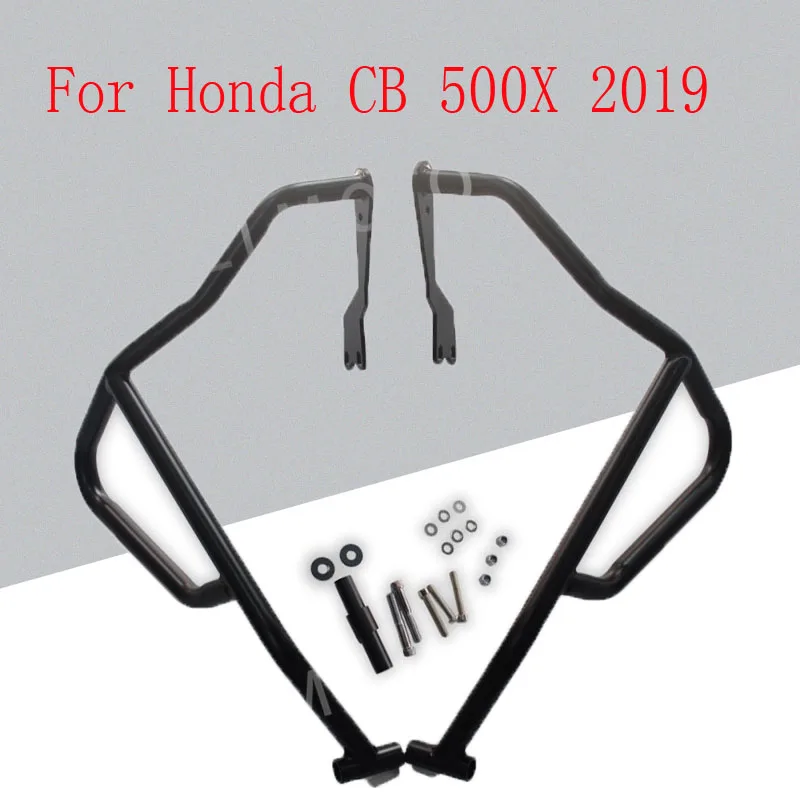 

Черные защитные детали для Honda CB 500X 2019 Artudatech, защита двигателя мотоцикла, верхняя и нижняя балка