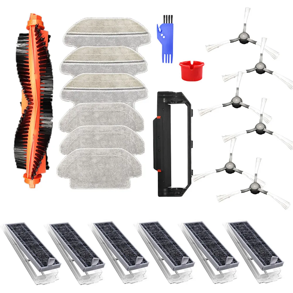 

Filters Main Side Brushes for Viomi V2 Pro V-RVCLM21B Roller Brush Cover Mop Cloth for Mijia Vacuum Cleaner STYJ02YM Spare Parts