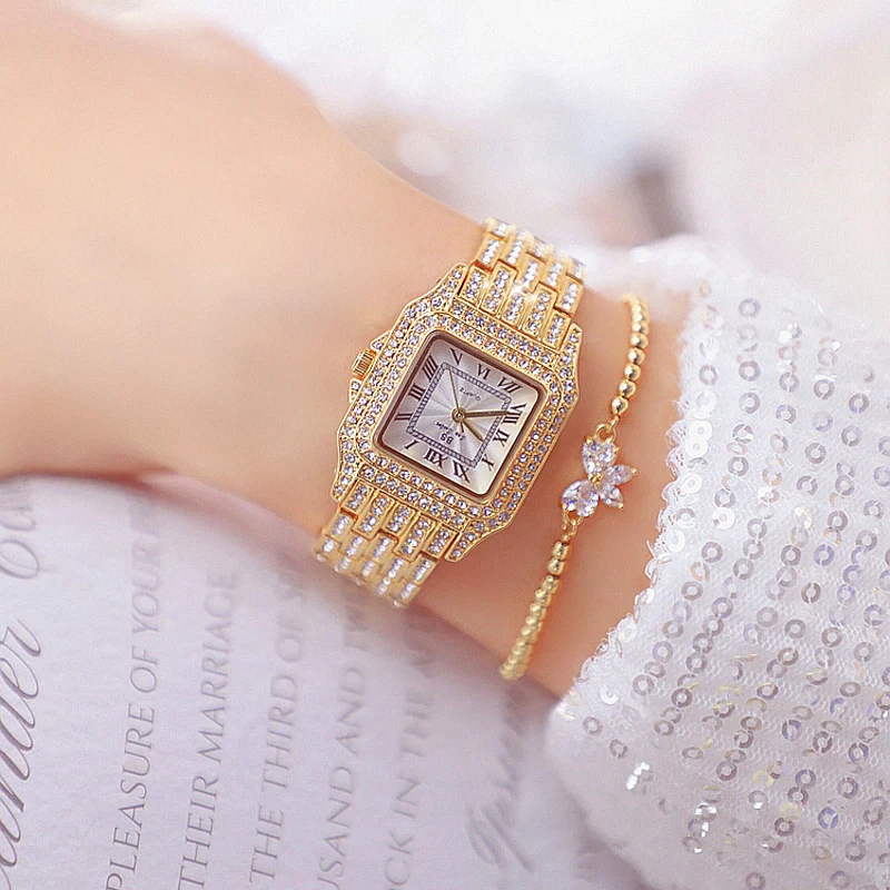 Новинка 2019 популярные часы с австрийскими кристаллами женские бриллиантами
