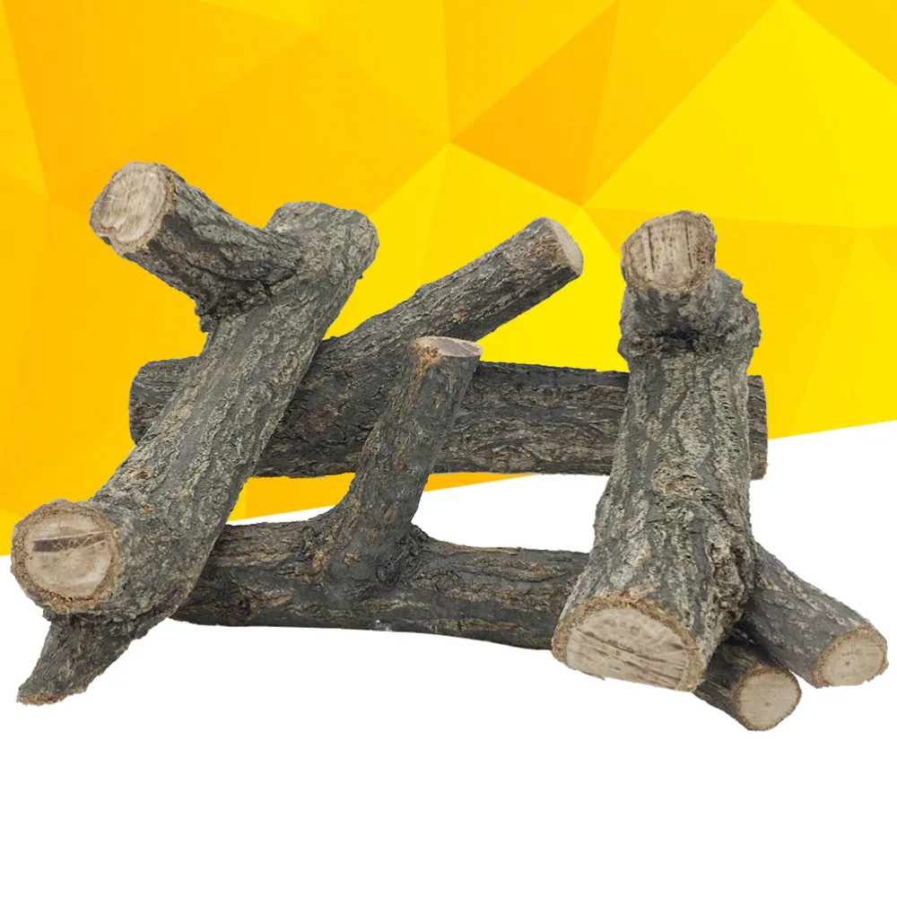 

3pcs Branch Hooks Bathroom Kitchen Coat Hooks Multifunction Storage Hooks Hook Brown (Random Style)