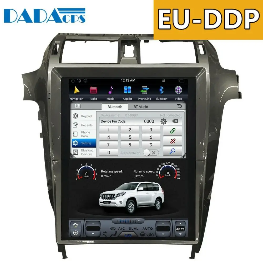 Автомобильный DVD плеер в стиле Tesla 15 дюймов GPS навигация для Lexus GX400 GX460 2010 +