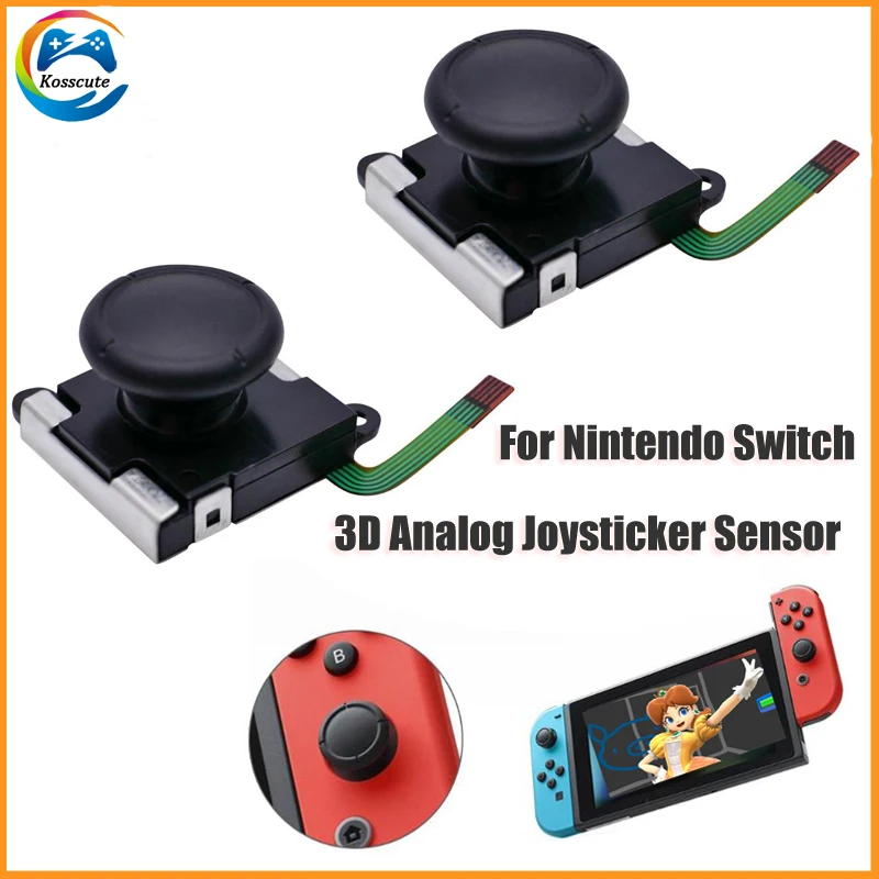 2 шт./лот для Nintendo Switch 3D аналоговый сенсорный джойстик стики больших пальцев