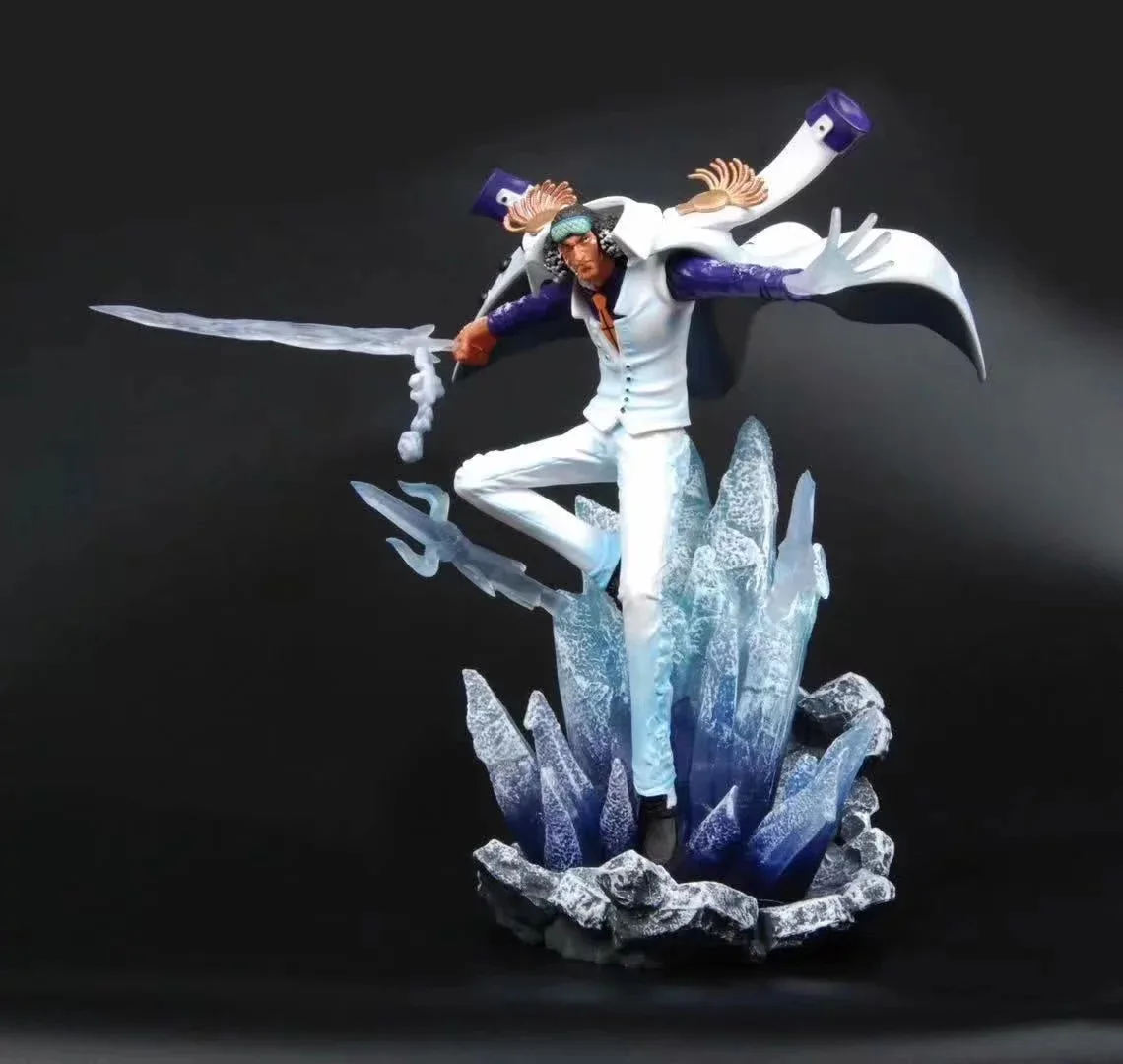 GK One Piece Aokiji Kuzan Battle Ver. ПВХ фигурка Коллекционная модель игрушки|Игровые фигурки и