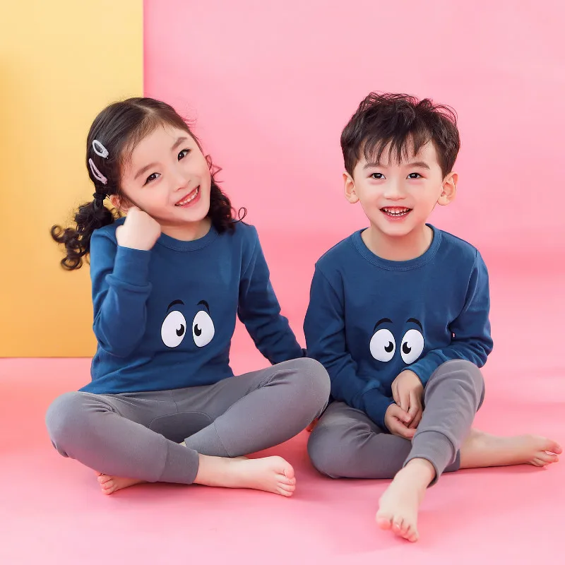 

Kids Christmas Pajamas Boys Girls Night Suit Children Cartoon Sleepwear Pyjamas kids Cotton Nightwear 2-13Y Teens Clothes Sets