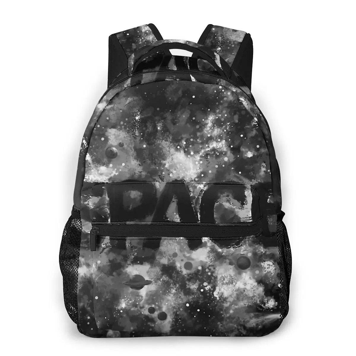 Милый рюкзак с космическим рисунком для мужчин и женщин Женский школьный ранец