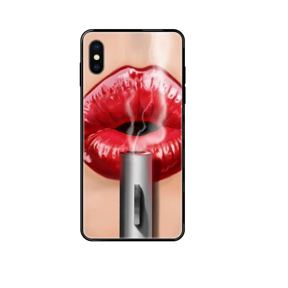 Чехол для iPhone 11 12 Pro Max Plus X XS XR 8 7 6S SE 5 5C Женский оболочка 2020 с красными сексуальными