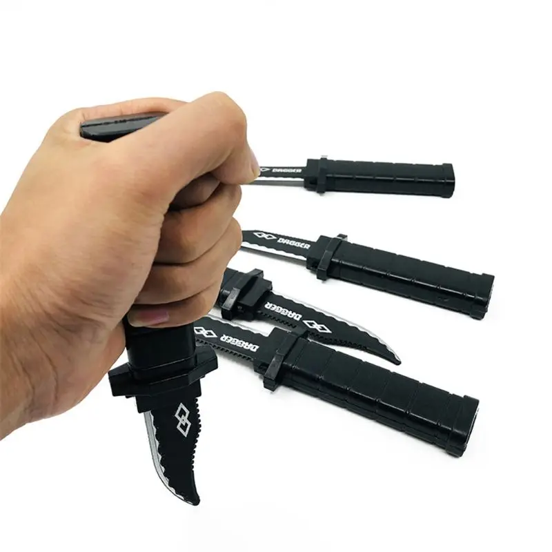 

Safe Retractable Decorative Dagger Knife Gag Joke Surprised Props Prank Props Toy Gun Accessories