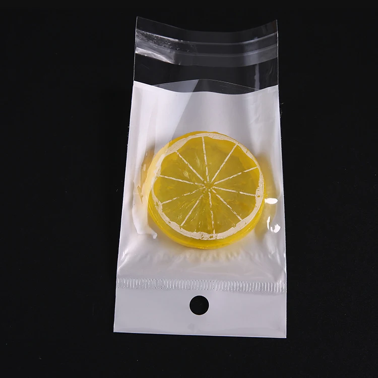 100 шт. 120 микрон прозрачный клей OPP подвесной мешок сделай сам пластиковый винт