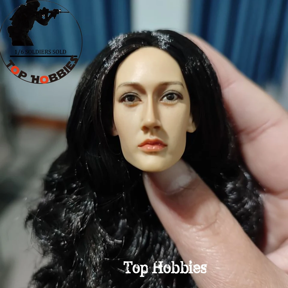 

KUMIK 1/6 женская голова, модель KM044 Estrela de Hong Kong Мэгги Q Nikita, голова, скульптура, резьба F 12 "CY Jodoll, фигурка тела