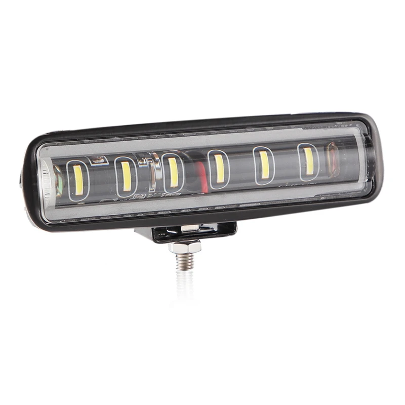 Супер тонкий 8D объектив 90 Вт 6 дюймов Led бар внедорожный светильник для авто 12 В 24 в