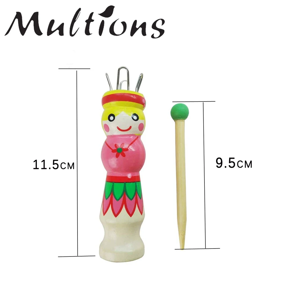 1 шт. деревянная пряжа шерсть вязальный станок DIY кукла Ремесло ткацкий браслет