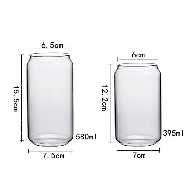 Кухонная стеклянная чашка кофейная для чая сока молока вина напитков прочное