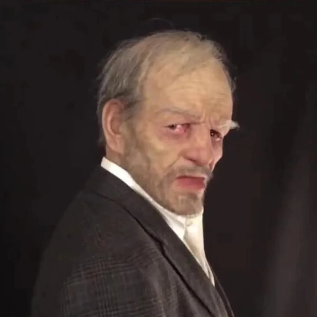 Страшная маска для пожилых людей страшная вечевечерние веселые маски праздника