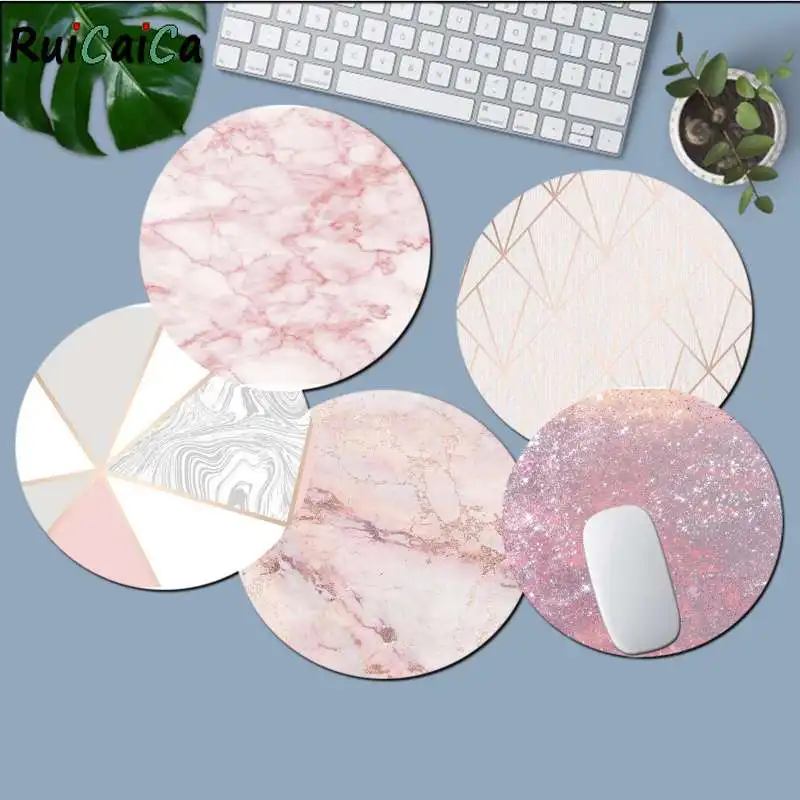 

RuiCaiCa Non SlipPC Golden rose yellow marble Rubber Professional Gaming Mouse Pad Computer gaming Mousepad Rug For PC Notebook