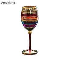 creative crystal flute cup champagne vodka wedding bar hotel party hand painted colorful glass wine bottle kawaii clear tumbler
