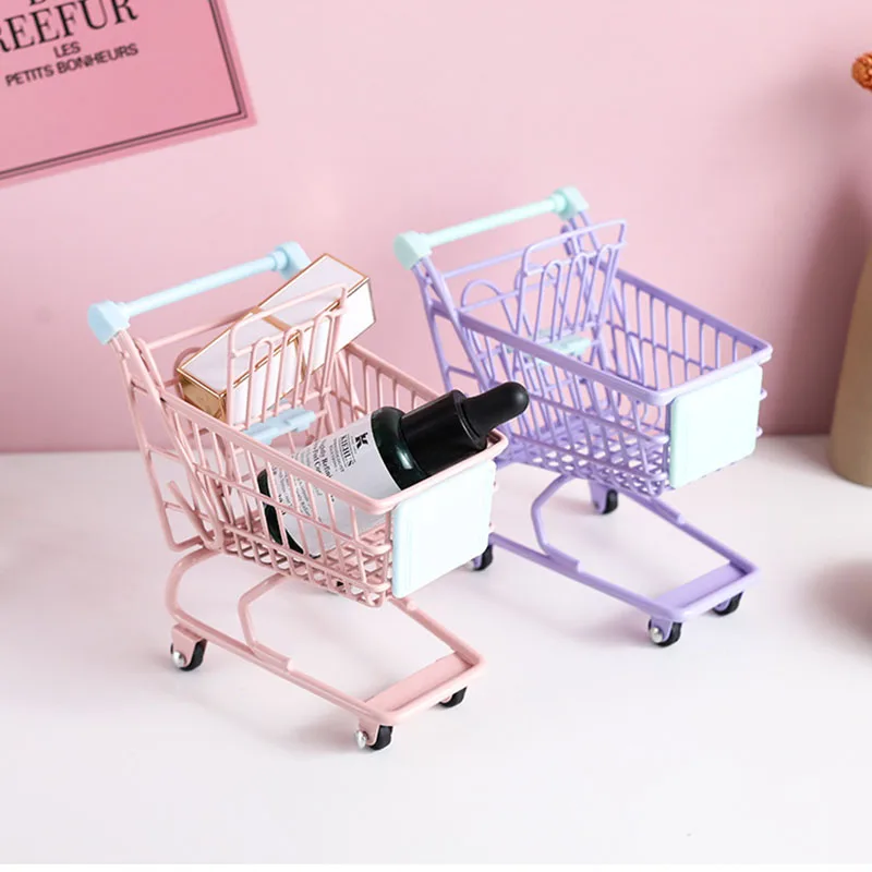 14 см вагонетки покупкы детский супермаркет корзина Моделирование игрушка мини