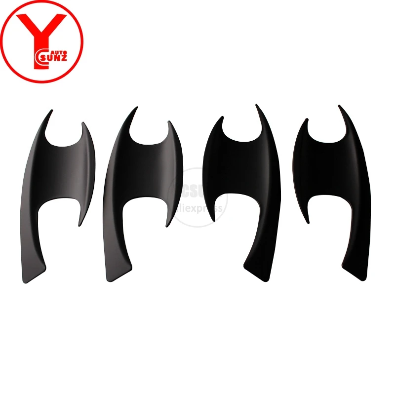 YCSUNZ ABS автомобильный Стайлинг матовые черные боковые дверные детали защита ручки