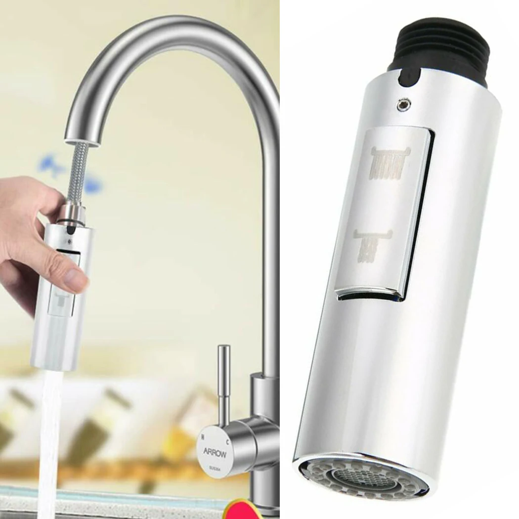

Kitchen Faucet sprayer Sink Shower Head Chrome Plating G1/2\" 2 Function