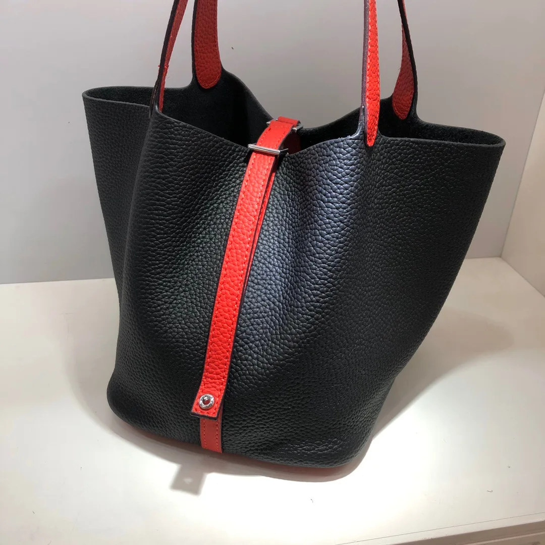 

Women Handbag Genuine Cow Leather Assorted Colors 2021 The New Style Fashion 4Color 2Size 18cm 22cm