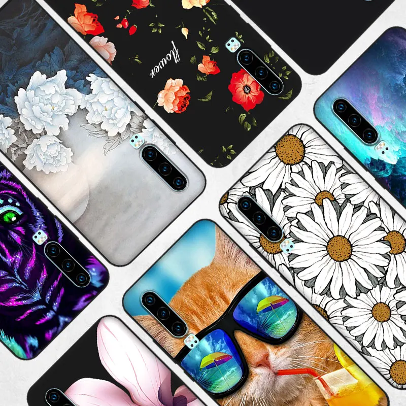 Матовые чехлы для Huawei P20 P30 Lite Pro Y5ii силиконовый чехол Y6 2018 телефона Y7Prime Мягкий