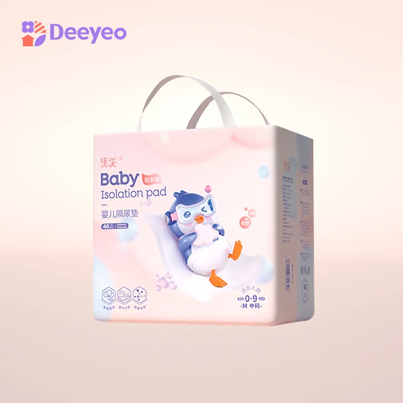 Детские подгузники Deyo, одноразовые прокладки для мочи, дышащие подгузники для младенцев, мягкие подгузники для младенцев, коврик для ползан... от AliExpress RU&CIS NEW