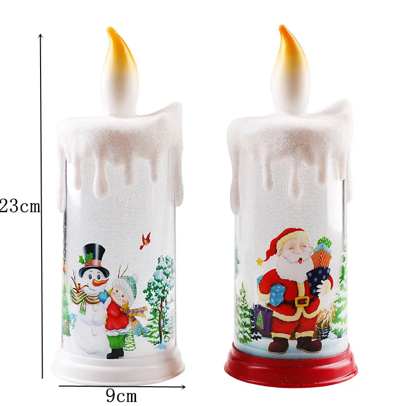 Рождественские свечи рождественские украшения для дома новый год 2022 украшение