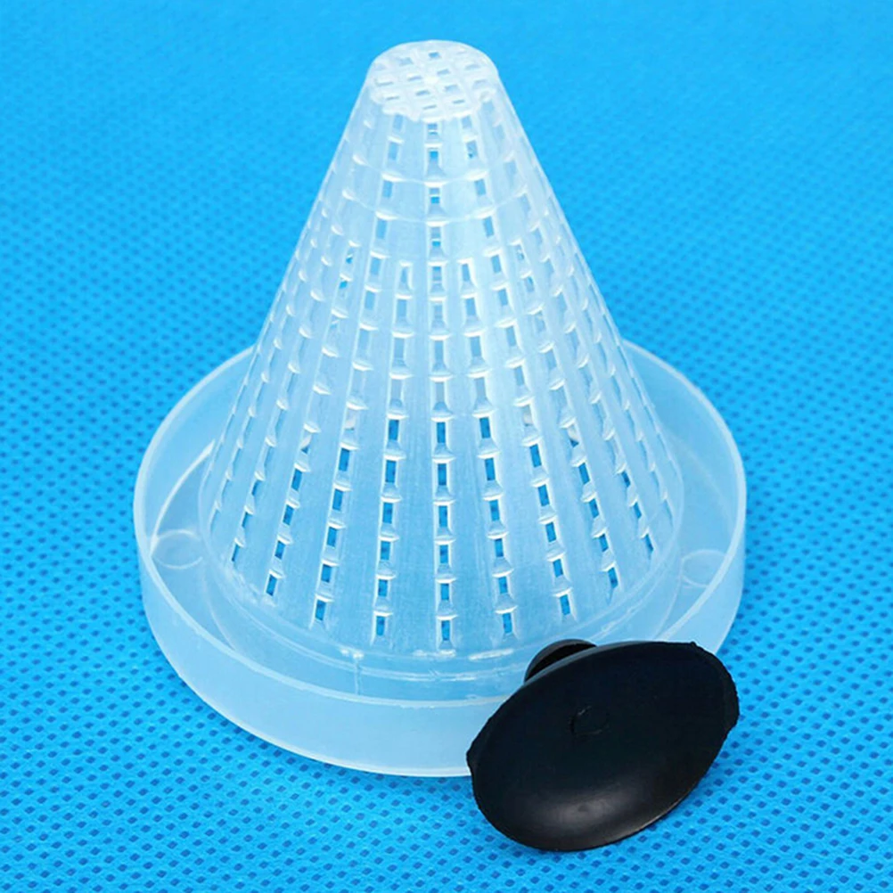 Hot Sale Funnel Shape Aquarium Tank Live Worm Bloodworm Cone Fish Feed Tool Basket Feeder | Дом и сад