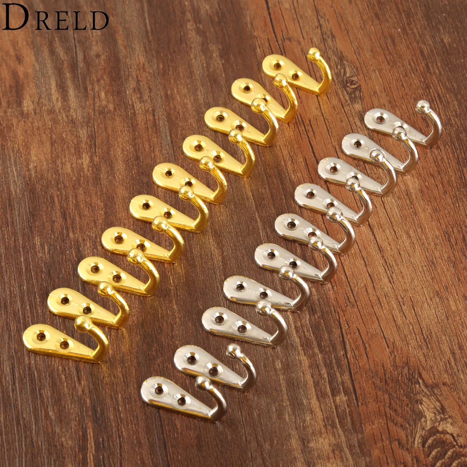 DRELD 10 шт. антикварные подвески из Крючки цинкового сплава цинковый сплав