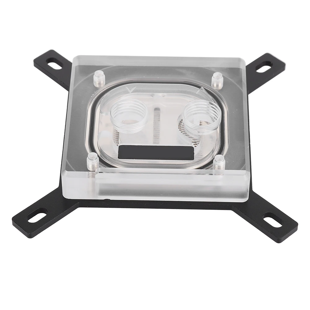 Прозрачный Водяной кулер для процессора блок водяного охлаждения Intel