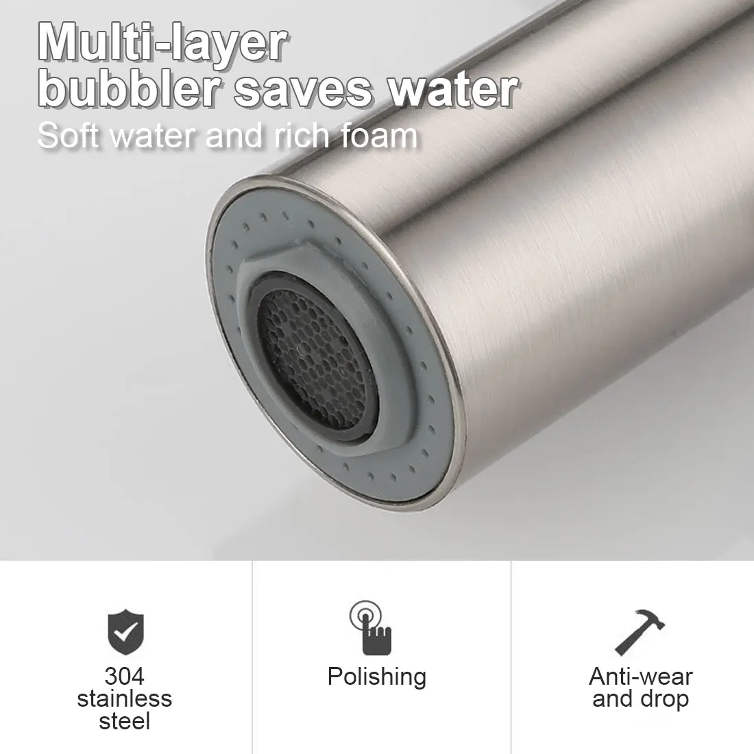 

Sensor Kitchen Faucets Pull Out Black Kitchen Faucet Stainless Steel Smart Induction Mixed Tap Touch Control Sink Tap