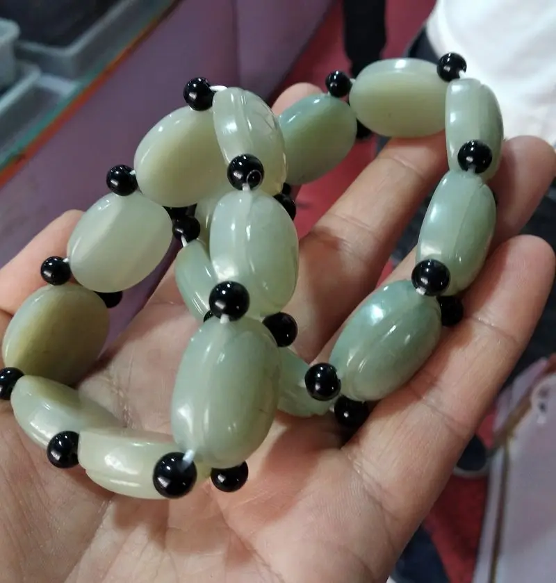 Натуральный нефрит Черепаха Браслет Carven черепаха удача амулет счастливый